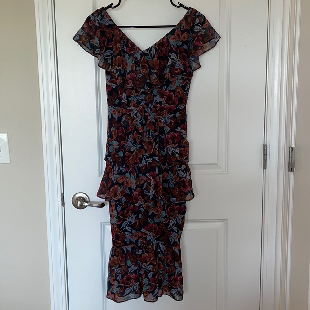 Mid length floral dress
